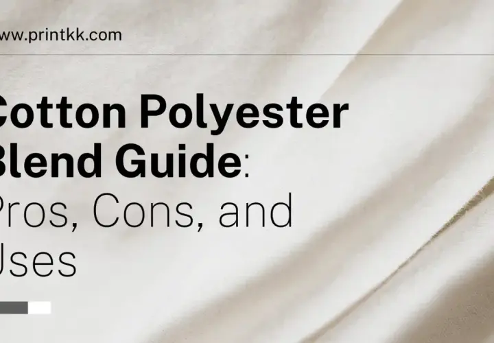 Guide sur le mélange coton polyester : avantages, inconvénients et utilisations. Le tissu blanc doux est idéal pour les vêtements.