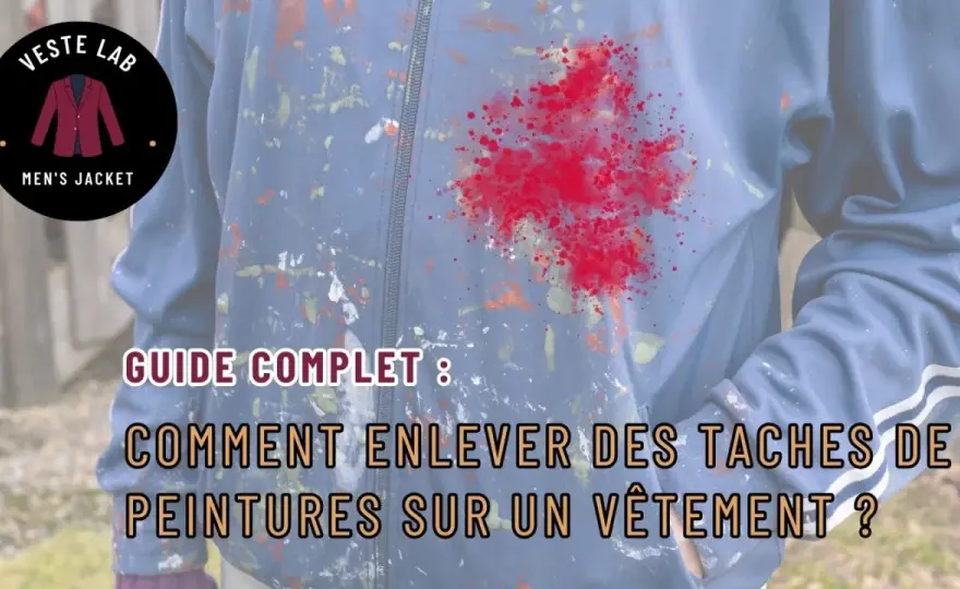 Doudoune tachée de peinture - Sauvez-la sans l'abîmer !