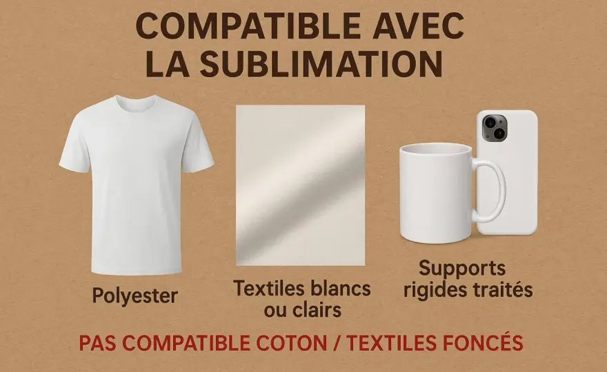 Sublimation textile - Choisir et réussir vos marquages