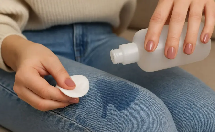 Tache d'acétone - Comment nettoyer vos vêtements sans risque ?